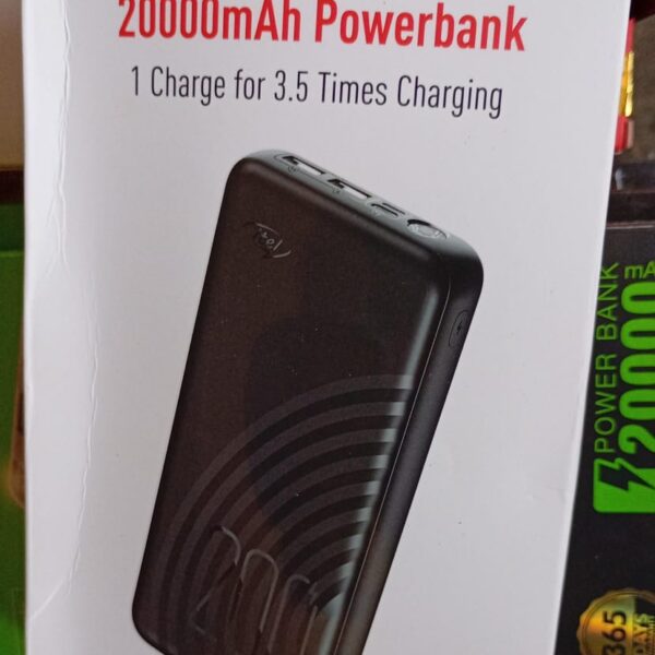 itel 20000mAh High-Capacity Power Bank