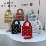ZNZB Studded Button Accent Matte Mini Luxury Bag