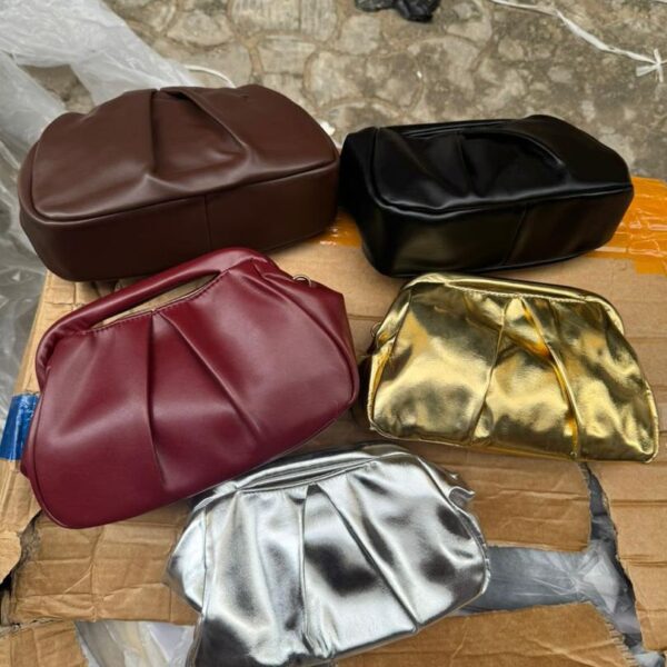 Modern Pleated Cloud Pouch