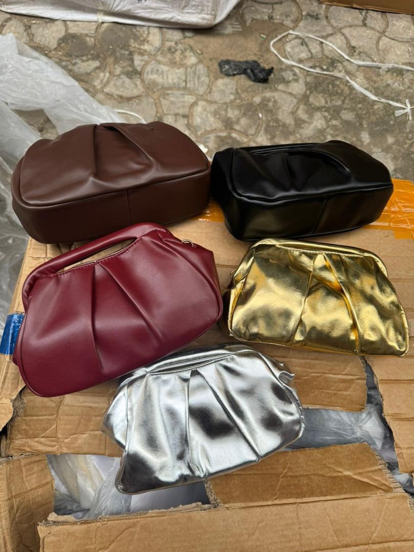 Modern Pleated Cloud Pouch