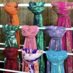 UAE Adire Print Jersey Scarf (Medium)