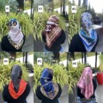 Medium Satin Square Scarves — Printed Series