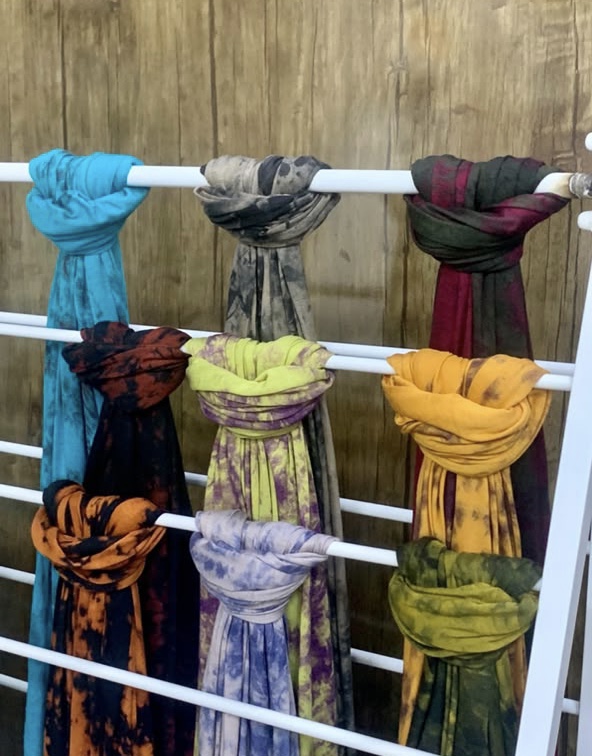 UAE Adire Print Jersey Scarf (Medium) - Image 2