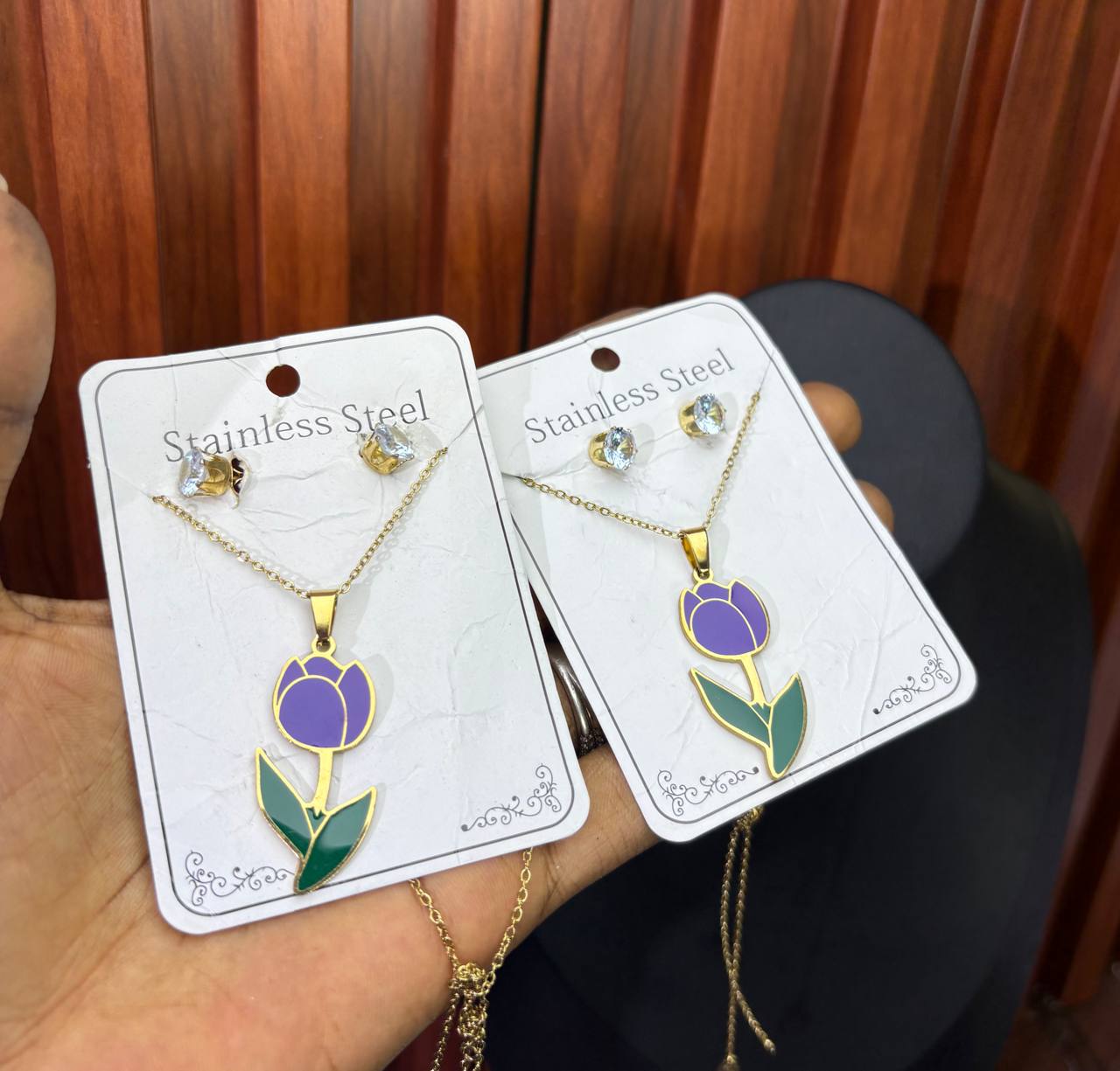 Flower Necklace Sets - Image 4