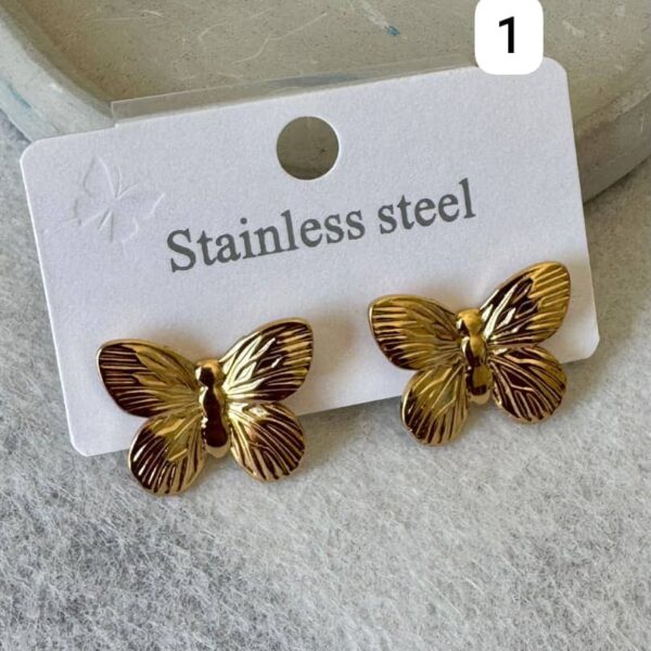 Minimalist Gold Stainless Steel Earrings